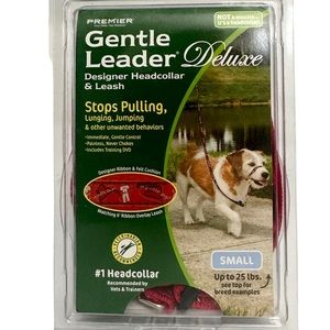 Premier Dog Leash S Gentle Leader Deluxe Red Head Collar